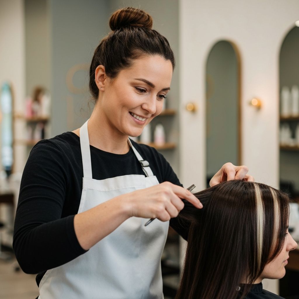 Professionele haarkleurbehandeling